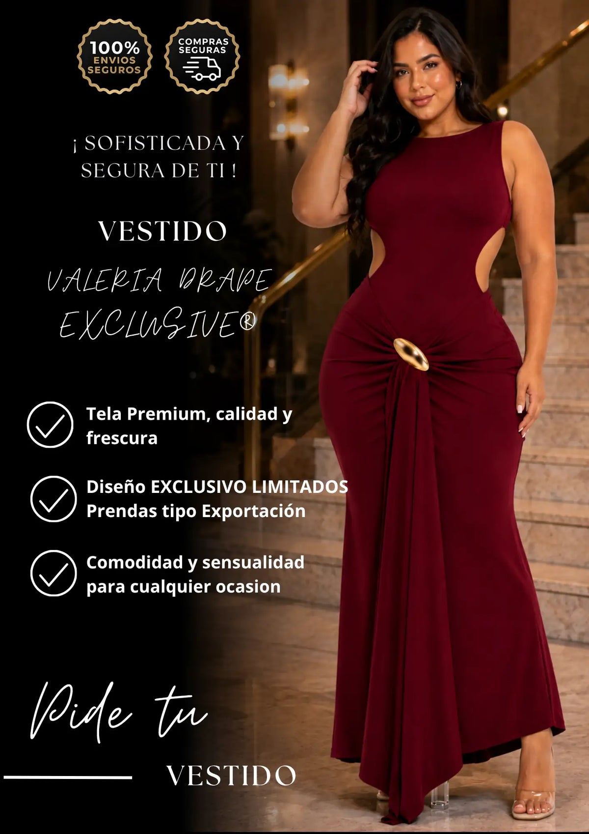 Vestido Valeria Drape®