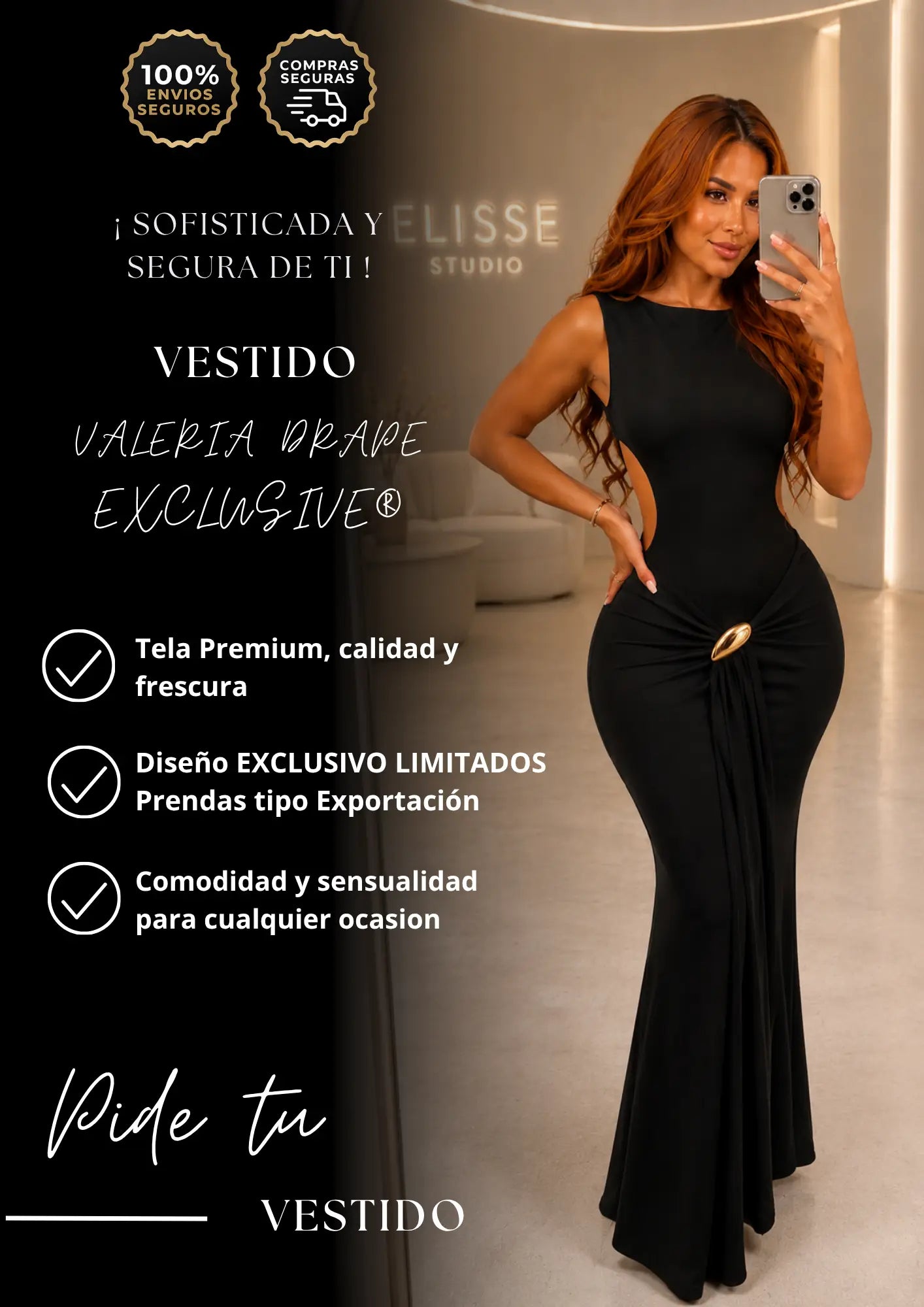 Vestido Valeria Drape®