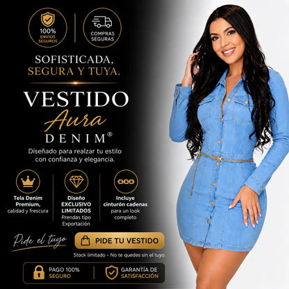 Vestido Aura Denim ®